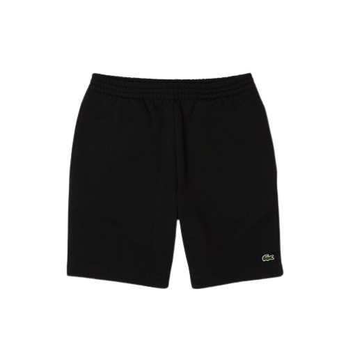 Lacoste fleece best sale shorts black